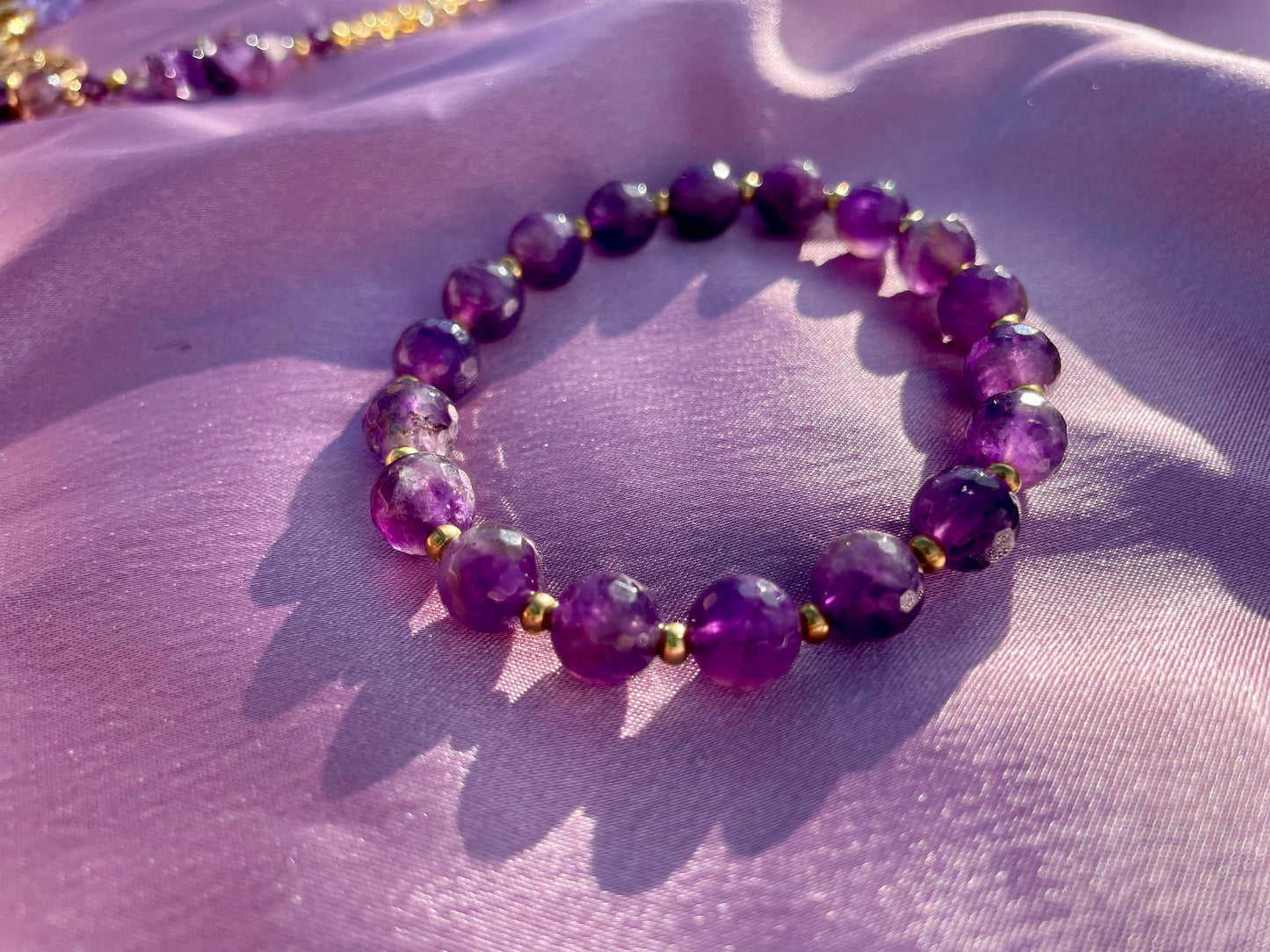 Amethyst Crystal Bracelet
